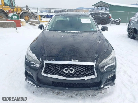 2018 Infiniti Q50 3.0t SPORT with VIN JN1EV7AR0JM433652, listed as a IAAI auction lot 41356227 with 147,379 mi miles. Bid and sale history available at carsss.com. Image 12.