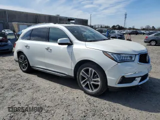 2018 Acura MDX Advance with VIN 5J8YD4H89JL023934, listed as a Copart auction lot 48210145 with 86,186 mi miles and Salvage Title. Bid and sale history available at carsss.com. Image 4.