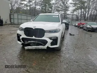 2020 BMW X7 M50i z VIN 5UXCX6C06L9C37391, wystawiony jako Copart lot #43506485 z przebiegiem 79 815 mil mil oraz Szkoda całkowita • Salvage title. Historia ofert i sprzedaży dostępna na DreamBid. Obrazek 15.