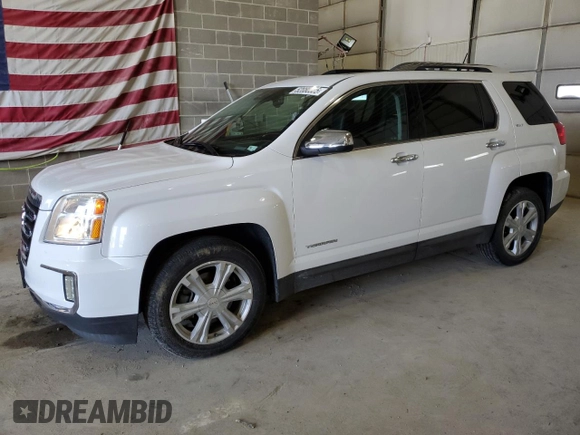 2017 GMC Terrain SLT z VIN 2GKFLUEK3H6268910, wystawiony jako Copart lot #52086525 z przebiegiem 105 030 mil mil oraz Szkoda całkowita • Salvage title. Historia ofert i sprzedaży dostępna na DreamBid. Obrazek 1.