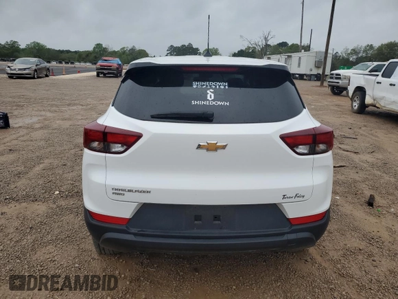 2024 Chevrolet TrailBlazer LS with VIN KL79MNSL8RB091954, listed as a Copart auction lot 89108565 with 51,221 mi miles and Salvage Title. Bid and sale history available at DreamBid. Image 6.