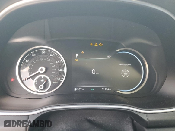 2021 Genesis GV80 with VIN KMUHB4SB2MU062837, listed as a Copart auction lot 79848464 with 61,294 mi miles and Salvage title. Bid and sale history available at DreamBid. Image 9.