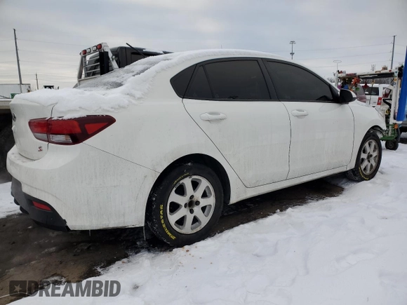 2020 Kia Rio S with VIN 3KPA24AD6LE294023, listed as a Copart auction lot 88007915 with 82,689 mi miles and Salvage Title. Bid and sale history available at carsss.com. Image 3.