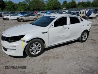 2016 Kia Optima LX with VIN 5XXGT4L37GG028857, listed as a Copart auction lot 60420965 with 158,986 mi miles and Salvage title. Bid and sale history available at DreamBid. Image 1.