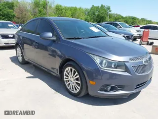 2014 Chevrolet Cruze ECO with VIN 1G1PJ5SB7E7343600, listed as a IAAI auction lot 42019264 with 115,053 mi miles. Bid and sale history available at carsss.com. Image 1.