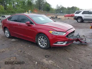 2017 Ford Fusion SE with VIN 3FA6P0HD8HR309469, listed as a IAAI auction lot 41891713 with 92,300 mi miles. Bid and sale history available at carsss.com. Image 1.
