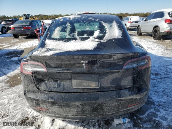 2018 Tesla Model 3 Long Range Battery with VIN 5YJ3E1EA7JF172857, listed as a Copart auction lot 41827975 with 129,404 mi miles and Salvage Title. Bid and sale history available at carsss.com. Image 6.