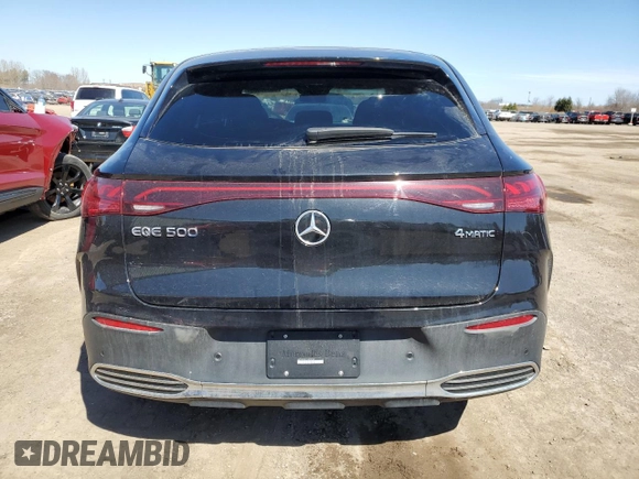 2023 Mercedes-Benz EQE 500 z VIN 4JGGM2CB1PA030538, wystawiony jako Copart lot #53849685 z przebiegiem 8 771 mil mil oraz Szkoda całkowita • Salvage title. Historia ofert i sprzedaży dostępna na DreamBid. Obrazek 6.