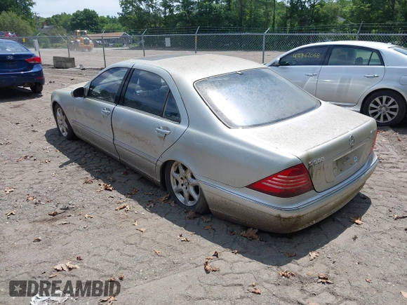 2005 Mercedes-Benz S 500 with VIN WDBNG84JX5A450743, listed as a IAAI auction lot 42740185 with 192,335 mi miles and . Bid and sale history available at DreamBid. Image 3.