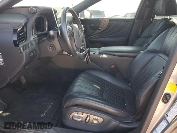 2021 Lexus LS z VIN JTHE5LGF5M5008931, wystawiony jako Copart lot #43045225 z przebiegiem 31 903 mil mil oraz Szkoda całkowita • Salvage title. Historia ofert i sprzedaży dostępna na DreamBid. Obrazek 7.