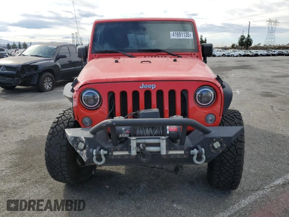2016 Jeep Wrangler Rubicon с VIN 1C4BJWCG9GL184221, выставлен на аукционе Copart как лот 41691135 с пробегом 67 295 миль миль и Списание • Salvage title. История ставок и продаж доступна на DreamBid. Изображение 5.