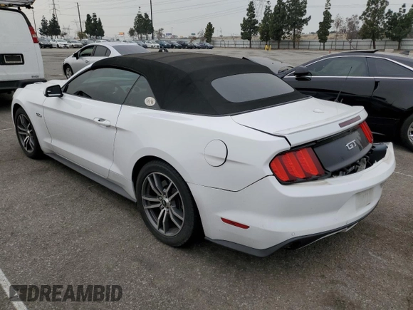 2016 Ford Mustang GT Premium with VIN 1FATP8FF1G5333992, listed as a Copart auction lot 47896715 with 89,661 mi miles and Salvage title. Bid and sale history available at DreamBid. Image 2.