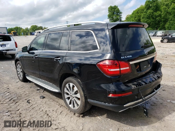 2019 Mercedes-Benz GLS 450 with VIN 4JGDF6EE8KB227169, listed as a Copart auction lot 53223824 with 100,686 mi miles and . Bid and sale history available at DreamBid. Image 2.
