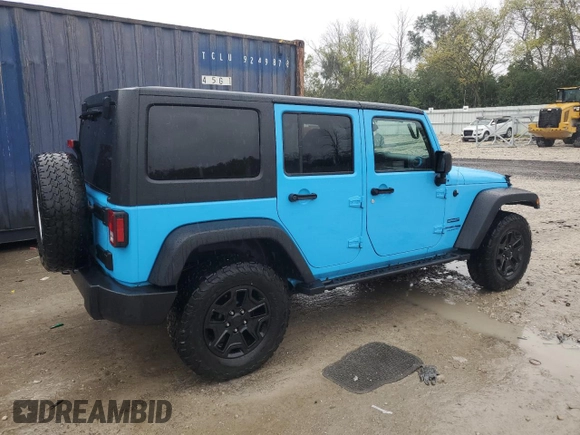 2018 Jeep Wrangler JK Unlimited Sport S with VIN 1C4BJWDG1JL868623, listed as a Copart auction lot 71317144 with 64,126 mi miles and Salvage Title. Bid and sale history available at carsss.com. Image 3.