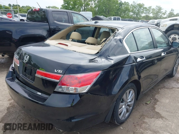 2011 Honda Accord EX-L with VIN 1HGCP3F89BA019619, listed as a IAAI auction lot 42521230 with 111,549 mi miles and . Bid and sale history available at DreamBid. Image 6.