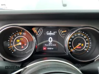 2022 Jeep Wrangler Unlimited Sport S with VIN 1C4HJXDG6NW141997, listed as a Copart auction lot 58938655 with 67,222 mi miles and Salvage title. Bid and sale history available at DreamBid. Image 10.