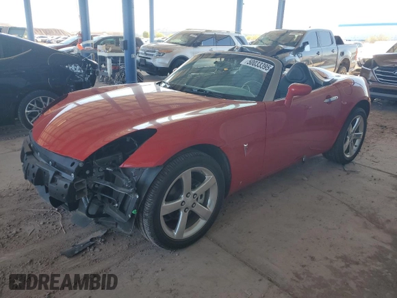 2008 Pontiac Solstice z VIN 1G2MC35B48Y131700, wystawiony jako Copart lot #50033395 z przebiegiem 4 783 mil mil oraz Szkoda całkowita • Salvage title. Historia ofert i sprzedaży dostępna na DreamBid. Obrazek 1.