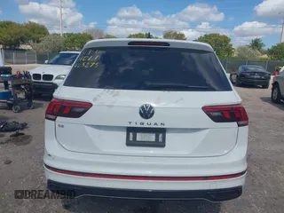 2022 Volkswagen Tiguan SE R-Line Black with VIN 3VVCB7AX5NM040222, listed as a IAAI auction lot 42073998 with 36,225 mi miles and . Bid and sale history available at DreamBid. Image 16.