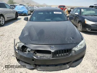 2014 BMW 4 Series 428i with VIN WBA3N7C58EF718718, listed as a Copart auction lot 60434345 with 118,179 mi miles and Salvage title. Bid and sale history available at DreamBid. Image 5.