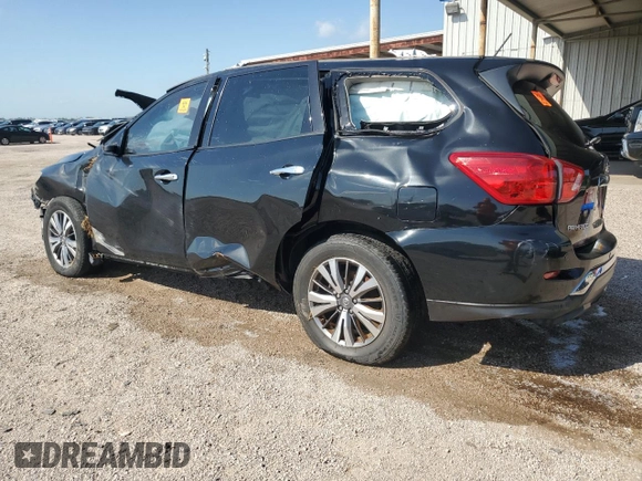 2018 Nissan Pathfinder SL z VIN 5N1DR2MN3JC612150, wystawiony jako Copart lot #55925915 z przebiegiem Nie podano mil oraz Czysty tytuł • Clean title. Historia ofert i sprzedaży dostępna na DreamBid. Obrazek 2.