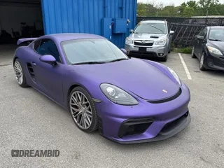 2018 Porsche 718 Cayman S with VIN WP0AB2A8XJK279655, listed as a Copart auction lot 55249845 with 59,283 mi miles and Clean Title. Bid and sale history available at DreamBid. Image 1.