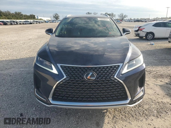 2021 Lexus RX 350L with VIN JTJHZKEA6M2021819, listed as a Copart auction lot 74559854 with 14,652 mi miles and Salvage title. Bid and sale history available at DreamBid. Image 5.