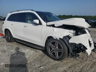 2023 Mercedes-Benz GLS 450 with VIN 4JGFF5KE1PA909640, listed as a Copart auction lot 63495994 with 12,971 mi miles and Salvage Title. Bid and sale history available at DreamBid. Image 4.