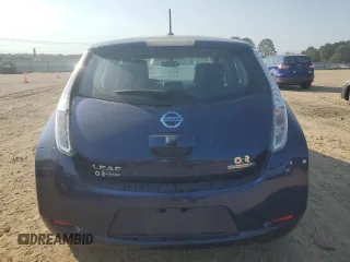 2016 Nissan LEAF S with VIN 1N4BZ0CP5GC303118, listed as a Copart auction lot 75615624 with 50,297 mi miles and Clean Title. Bid and sale history available at carsss.com. Image 6.