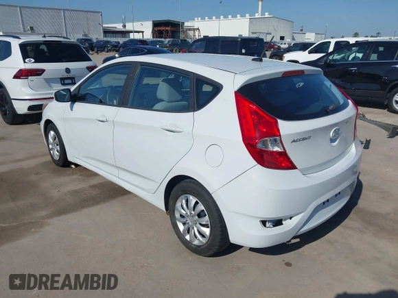 2017 Hyundai Accent SE with VIN KMHCT5AE0HU365659, listed as a IAAI auction lot 41989023 with 142,416 mi miles. Bid and sale history available at carsss.com. Image 3.