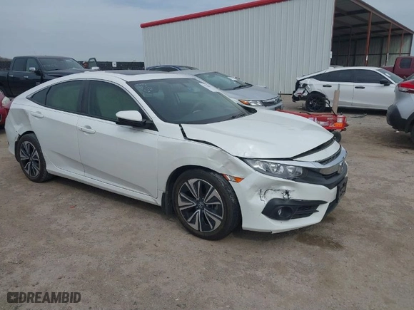 2018 Honda Civic Sedan EX-T with VIN JHMFC1F33JX037978, listed as a IAAI auction lot 41746057 with 50,480 mi miles. Bid and sale history available at carsss.com. Image 1.