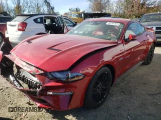 2022 Ford Mustang GT with VIN 1FA6P8CF4N5120310, listed as a Copart auction lot 66706332 with 30 mi miles. Bid and sale history available at carsss.com. Image 2.