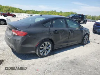2015 Chrysler 200 S with VIN 1C3CCCBB0FN604457, listed as a Copart auction lot 53078495 with 130,397 mi miles and Salvage Title. Bid and sale history available at carsss.com. Image 3.