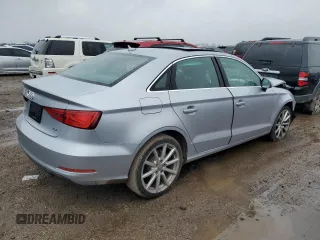 2015 Audi A3 2.0 TDI Premium Plus with VIN WAUCJGFF0F1043932, listed as a Copart auction lot 87008694 with 0 mi miles and Salvage Title. Bid and sale history available at carsss.com. Image 3.