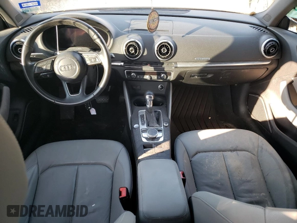 2017 Audi A3 Sedan Premium Plus with VIN WAUJ8GFF0H1017062, listed as a Copart auction lot 68579443 with 52,002 mi miles. Bid and sale history available at carsss.com. Image 8.