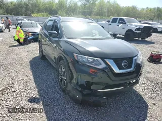 2019 Nissan Rogue SV with VIN JN8AT2MV2KW384610, listed as a Copart auction lot 52043625 with 54,054 mi miles and Salvage Title. Bid and sale history available at carsss.com. Image 12.