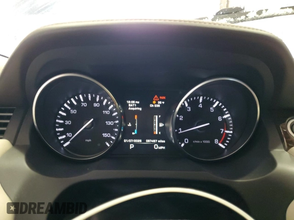 2015 Land Rover Range Rover Evoque Prestige with VIN SALVV2BG3FH984910, listed as a Copart auction lot 87200704 with 87,467 mi miles and Salvage title. Bid and sale history available at DreamBid. Image 9.