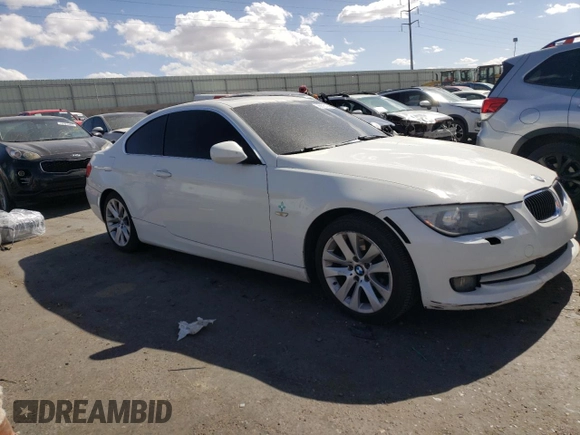 2013 BMW 3 Series 328i with VIN WBAKE3C59DE771405, listed as a Copart auction lot 76875194 with 131,639 mi miles and Salvage Title. Bid and sale history available at DreamBid. Image 4.