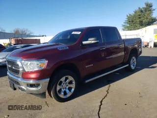 2019 Ram 1500 Big Horn/Lone Star with VIN 1C6SRFFT6KN738398, listed as a Copart auction lot 82381664 with 89,937 mi miles and Salvage Title. Bid and sale history available at carsss.com. Image 1.