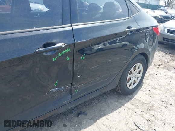 2012 Hyundai Accent GLS with VIN KMHCT4AE1CU260048, listed as a IAAI auction lot 42056125 with 168,530 mi miles. Bid and sale history available at carsss.com. Image 11.