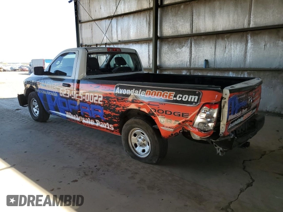 2021 Ram 1500 Tradesman with VIN 3C6JR6DGXMG512975, listed as a Copart auction lot 47954095 with 127,118 mi miles and Salvage title. Bid and sale history available at DreamBid. Image 2.