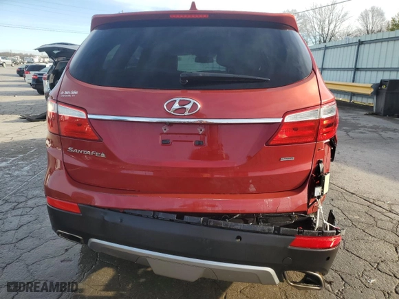 2014 Hyundai Santa Fe Limited with VIN KM8SR4HF3EU077634, listed as a Copart auction lot 50160165 with 115,782 mi miles and Salvage Title. Bid and sale history available at carsss.com. Image 6.