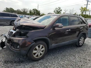 2011 Kia Sorento LX with VIN 5XYKTCA16BG115563, listed as a Copart auction lot 59085045 with 130,054 mi miles and Salvage title. Bid and sale history available at DreamBid. Image 1.