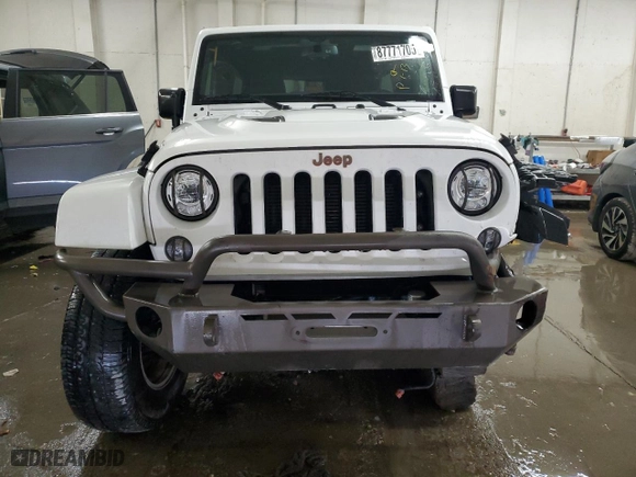 2017 Jeep Wrangler Unlimited Rubicon Recon with VIN 1C4HJWFG9HL543266, listed as a Copart auction lot 87771705 with 50,223 mi miles and Salvage Title. Bid and sale history available at carsss.com. Image 5.