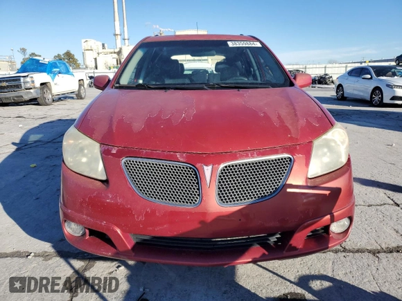 2006 Pontiac Vibe with VIN 5Y2SM65826Z410060, listed as a Copart auction lot 38359884 with 193,554 mi miles and Salvage Title. Bid and sale history available at carsss.com. Image 5.