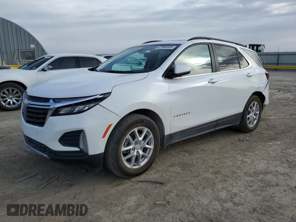 2024 Chevrolet Equinox LT with VIN 3GNAXKEG0RL106683, listed as a Copart auction lot 47869355 with 24,359 mi miles and Salvage Title. Bid and sale history available at DreamBid. Image 1.