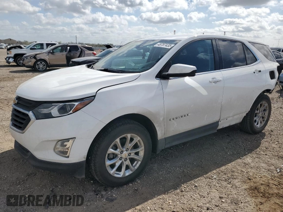 2020 Chevrolet Equinox LT with VIN 2GNAXUEV8L6189480, listed as a Copart auction lot 48787435 with 109,850 mi miles and Salvage Title. Bid and sale history available at DreamBid. Image 1.