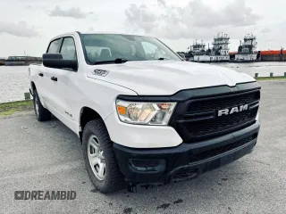 2022 Ram 1500 Tradesman with VIN 1C6RRFGG8NN241874, listed as a Copart auction lot 63913105 with 37,400 mi miles and Salvage title. Bid and sale history available at DreamBid. Image 1.
