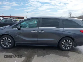 2023 Honda Odyssey EX-L with VIN 5FNRL6H69PB063863, listed as a IAAI auction lot 41647672 with 25,652 mi miles. Bid and sale history available at carsss.com. Image 14.