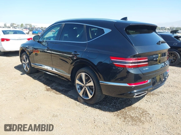 2021 Genesis GV80 with VIN KMUHB4SB7MU034287, listed as a IAAI auction lot 41663039 with 65,405 mi miles and . Bid and sale history available at DreamBid. Image 3.
