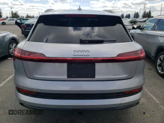 2021 Audi e-tron Premium with VIN WA1AAAGE7MB006939, listed as a Copart auction lot 45187924 with 49,600 mi miles and . Bid and sale history available at DreamBid. Image 6.